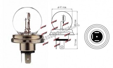 ARWKA R2 12V 75/70W /P45T-41/